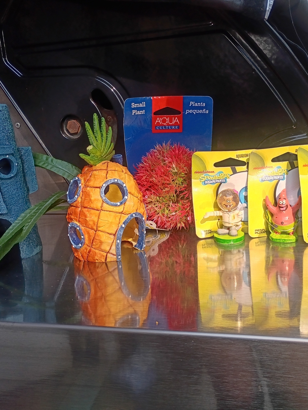 Spongebob Squarepants Aquarium Ornament - Fishtank Set.